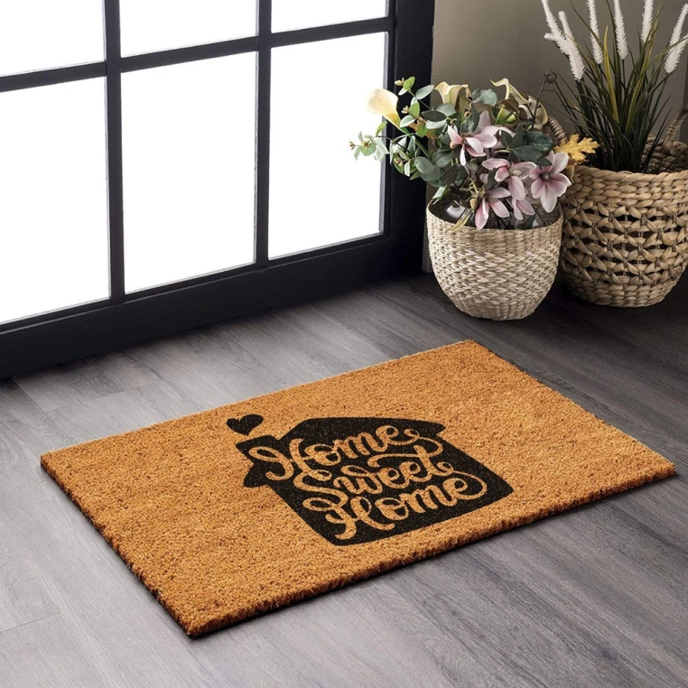 Decovetro Paspas Sweet Home Desenli Kapı Önü Paspası