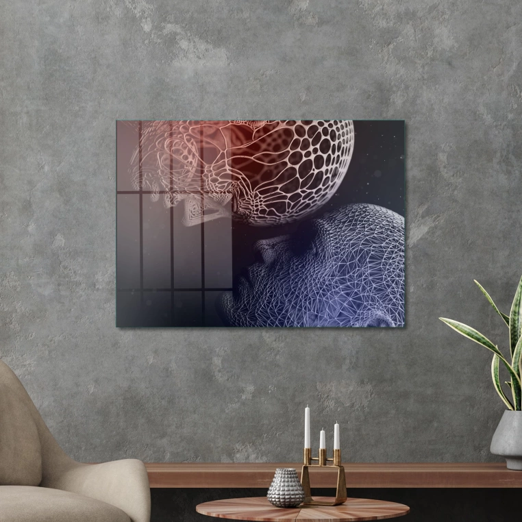 Decovetro Cam Tablo 3d Humans 30x40 cm