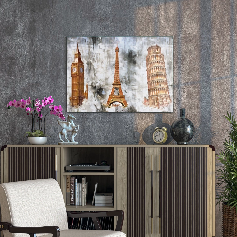 Decovetro Cam Tablo Baş Yapıtlar 50x70 cm