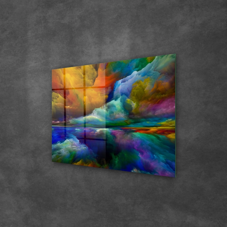 Decovetro Cam Tablo Colourful Clouds 70x100 cm