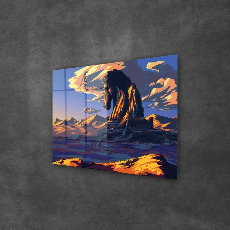 Decovetro Cam Tablo Gamer Backround 70x100 cm