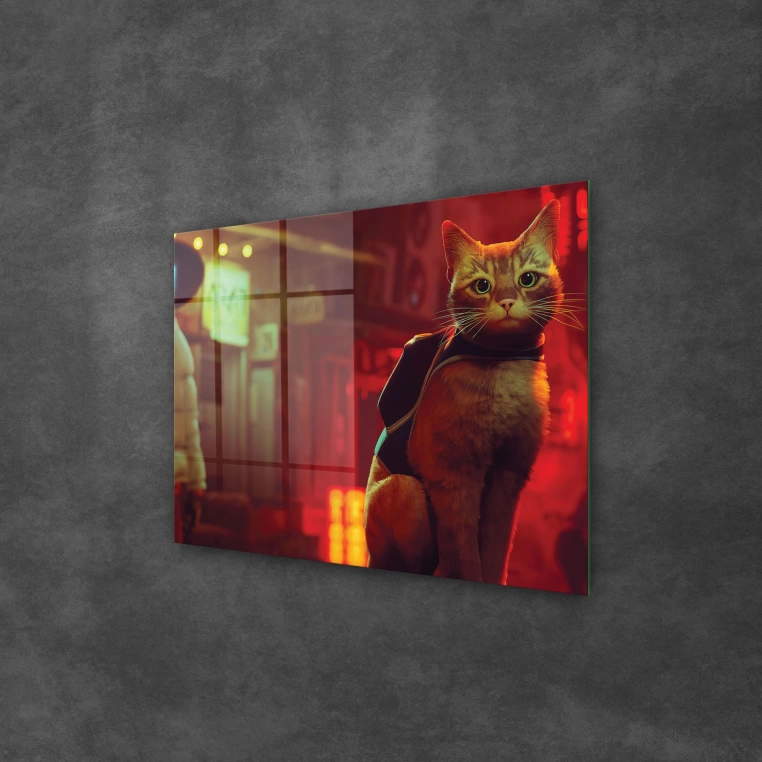 Decovetro Cam Tablo Gamer Room Cat 70x100 cm