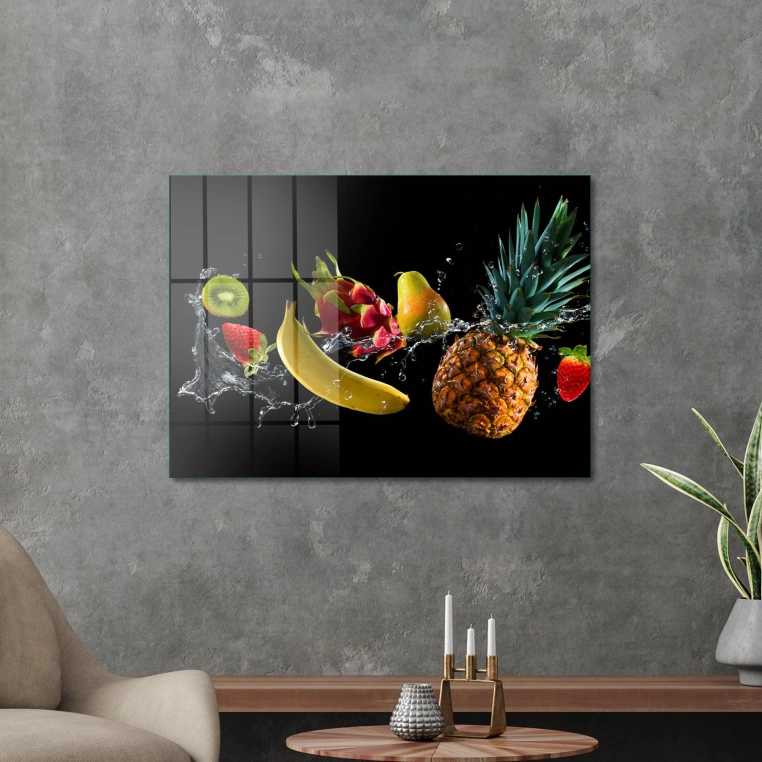 Decovetro Cam Tablo Mutfak Tasarım 70x100 cm