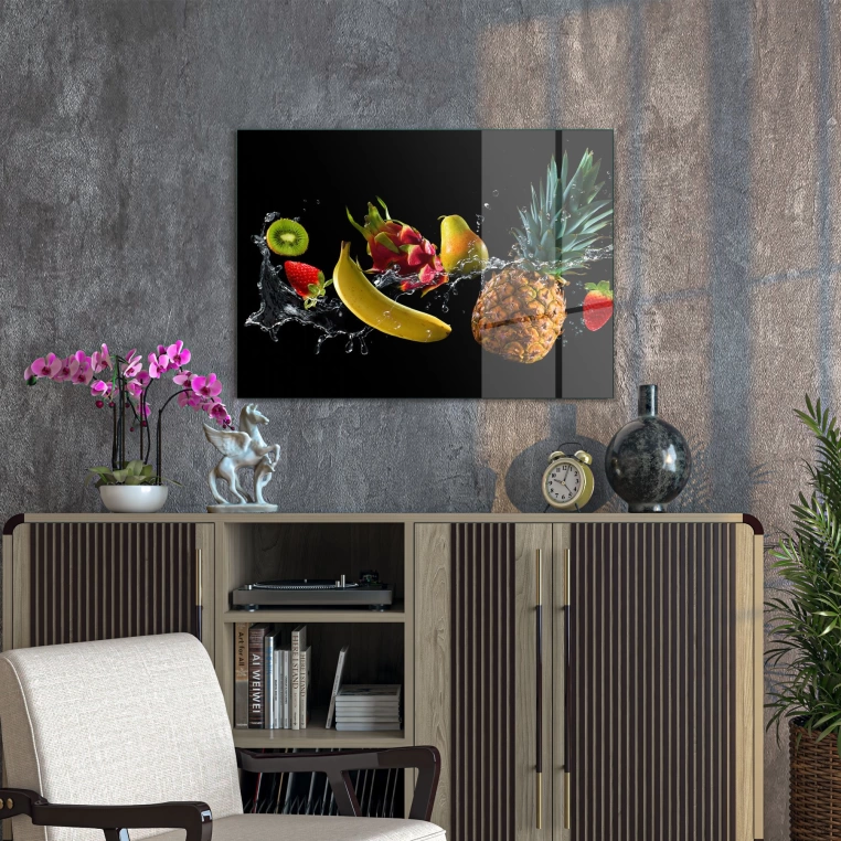 Decovetro Cam Tablo Mutfak Tasarım 70x100 cm
