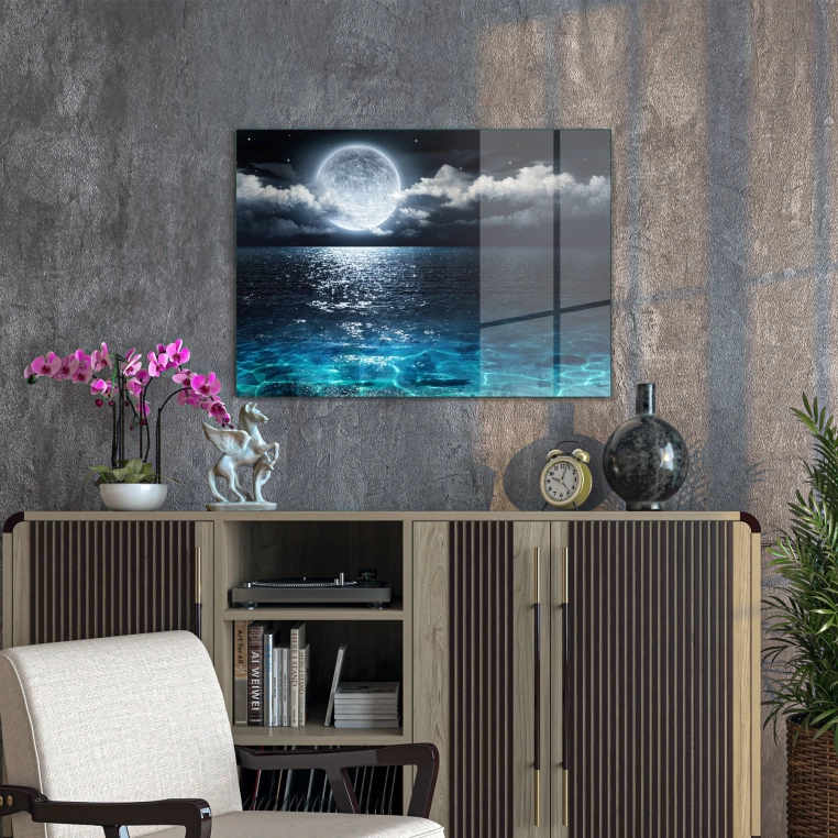 Decovetro Cam Tablo Night Ocean 70x100 cm