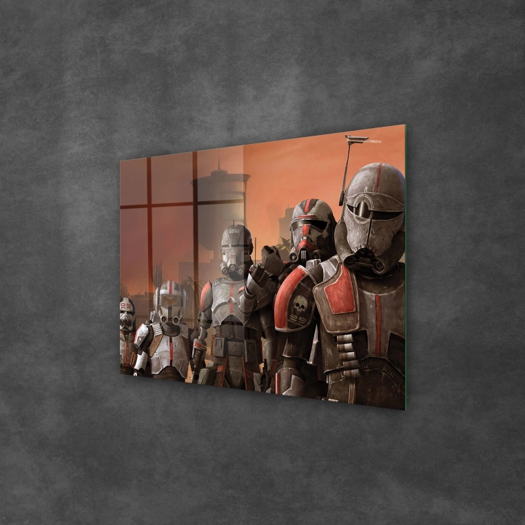 Decovetro Cam Tablo Star Wars Bad Batch 30x40 cm