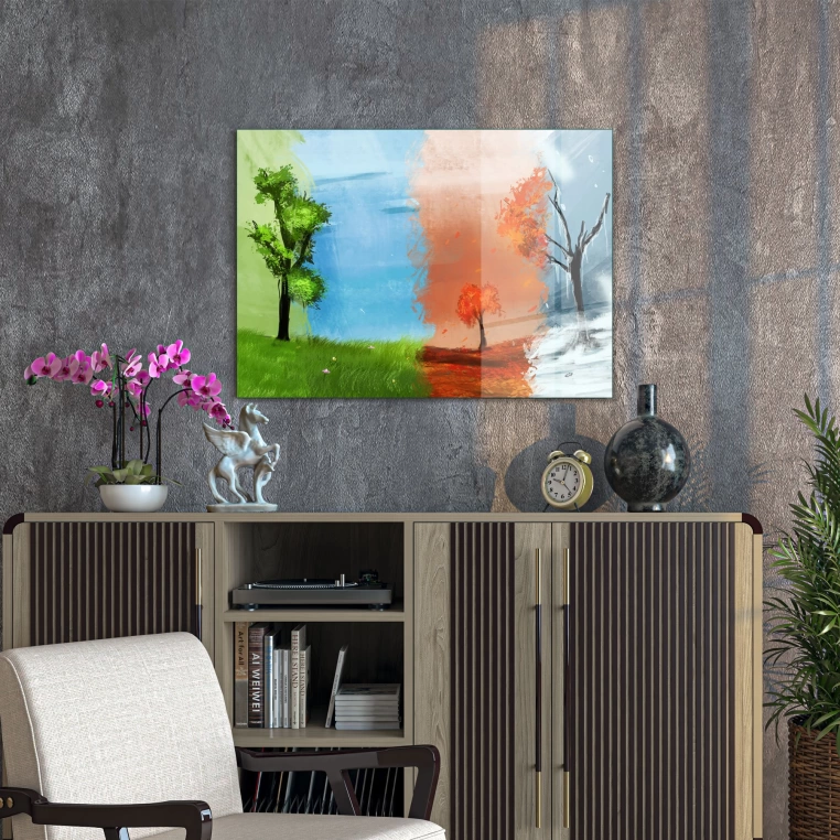 Decovetro Cam Tablo Winters 70x100 cm