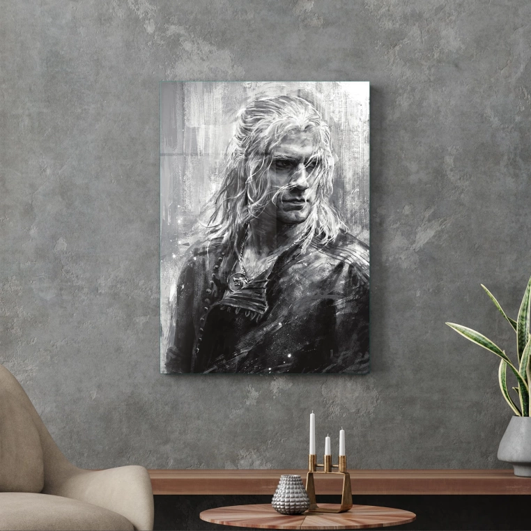 Decovetro Cam Tablo Witcher Geralt Of Rivia 30x40 cm