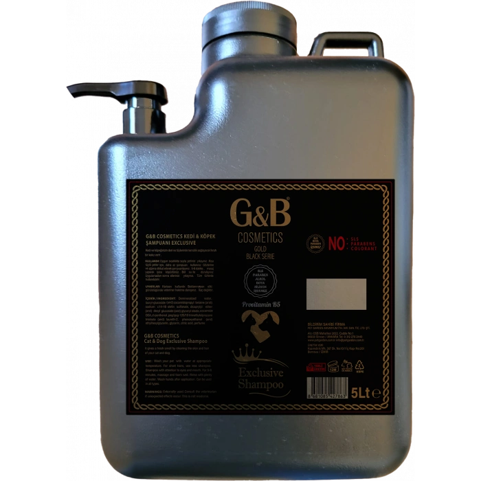G&b Exclusive Pet Şampuan 5 Lt