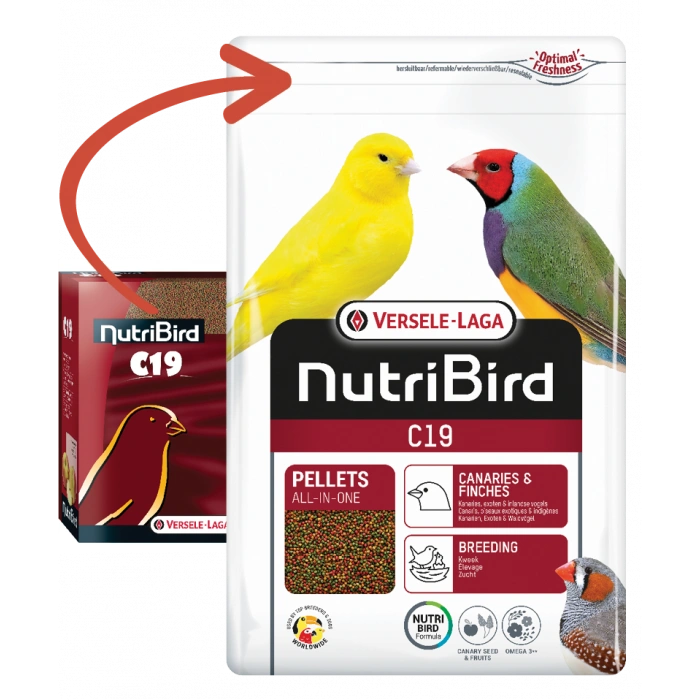 Nutrıbırd C19 Kanarya - Finch Pelet 10 Kg