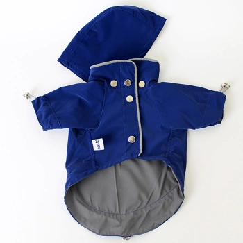 Astarsız Kapüşonlu Yağmurluk - Mavi XS,S,M,L,XL,XX