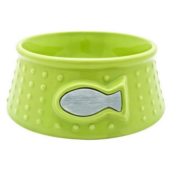 Catit Seramik Mama Kabı 350 Ml Yeşil