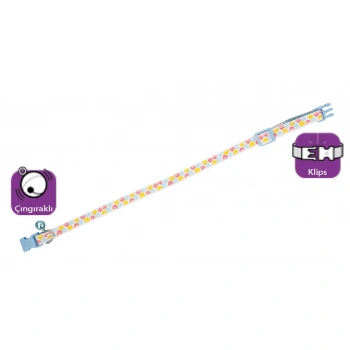 Karlıe Kedi Tasması 20-35 Cm Çiçek Desenli