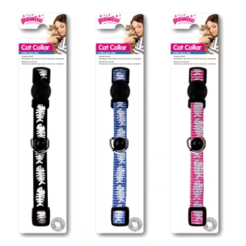 Kılçık Desenli Kedi Boyun Taşması