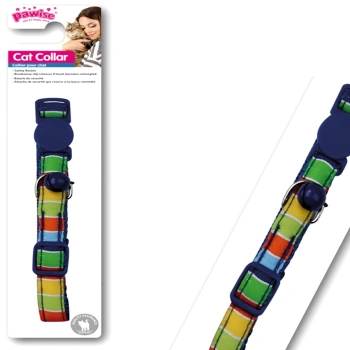 Mavi Şeritli Kedi Boyun Taşması