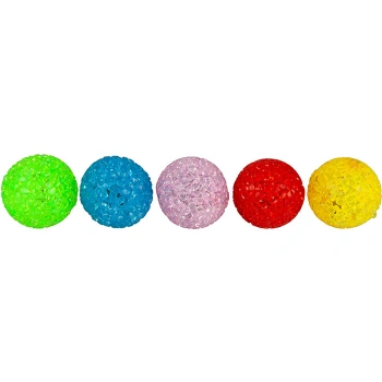 Polo Plastik Parlak Renkli Top 4Cm (48Li)