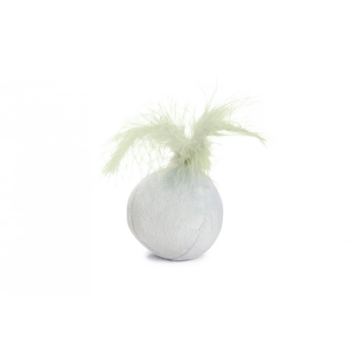 Beeztees Peluş Tüylü Yavru Kedi Oyuncağı 5cm Beyaz