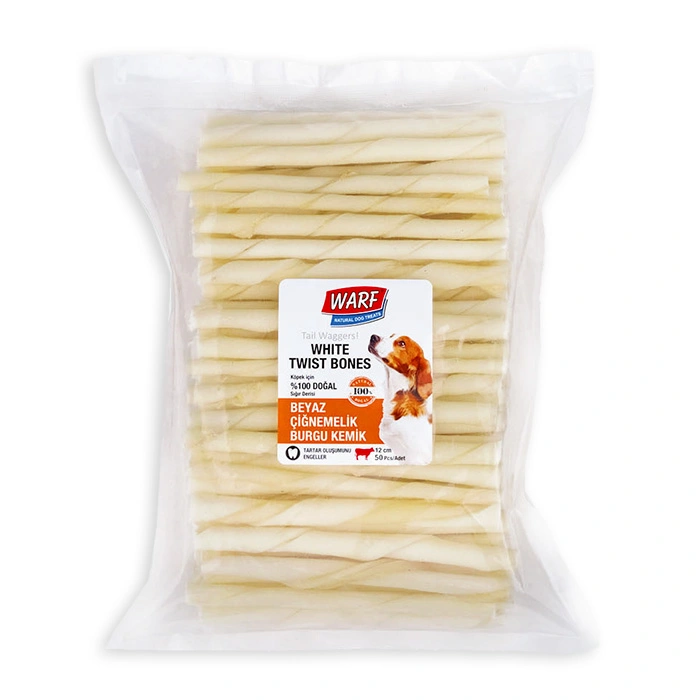 Beyaz Burgu Kemik 12 Cm - 50 Li 350 Gr