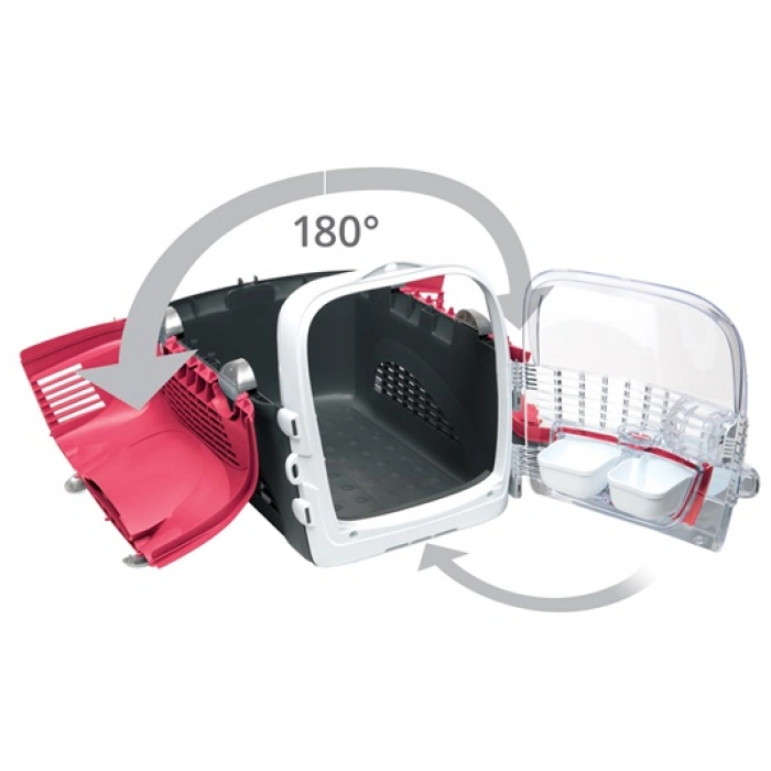 Catit Cabrio Taşıma Kabı Vişne/Gri