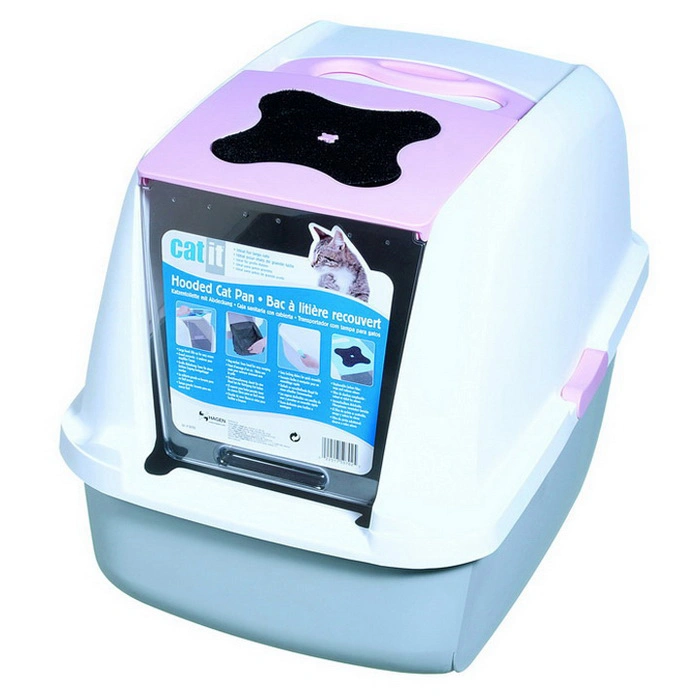 Catit Kapalı Tuvalet Kabı 57X46.5X39 Cm Pembe