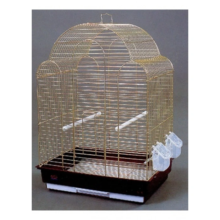 Dayang Papağan Kafesi Pirinç  42x30x57