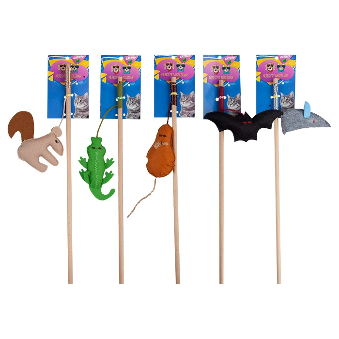 Figürlü Kedi Oltası Catnipli