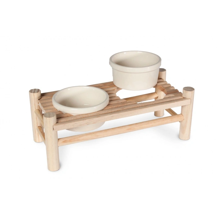 Karlıe Ahşap Kemirgen Yemek Masası 24x10x8cm