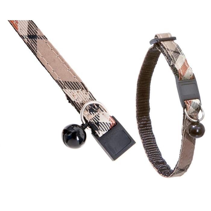 Karlıe Ekose Kedi Boyun Tasma 30cm*10mm