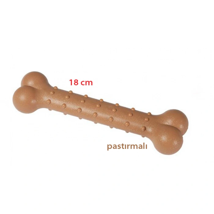 Karlıe Naylon Çiğneme Kemiği Pastırmalı 18cm