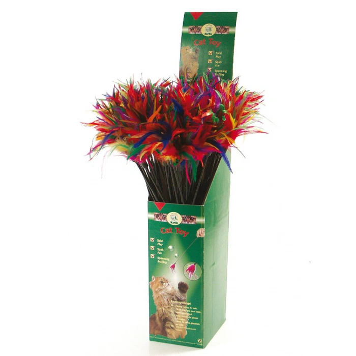 Karlıe Tüylü Kedi Oltası 59cm