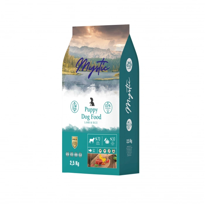 Mystic Az Tahıllı Yavru Köpek Maması Kuzulu 2,5 Kg