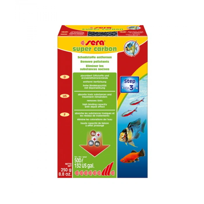 Sera Super Carbon 250 Gr