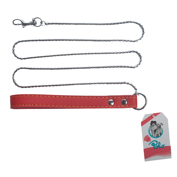 SL106-C Deri Saplı Zincir Uzatma Silver 120Cm X 4,