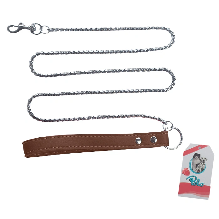 SL106-C Deri Saplı Zincir Uzatma Silver 120Cm X 5,