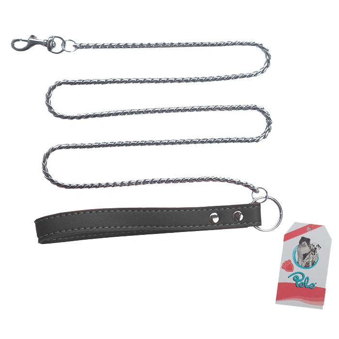 SL106-C Deri Saplı Zincir Uzatma Silver 120Cm X 5,