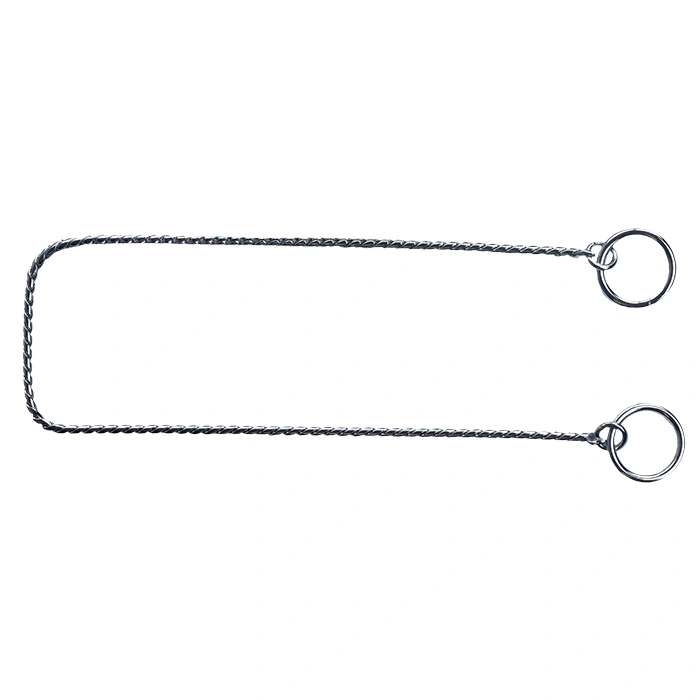 SL205-A Tekli Zincir Boğma Tasma Silver 3.0Mm*40Cm