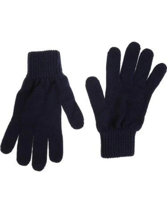 Erkek Triko Dokuma Eldiven - Siyah