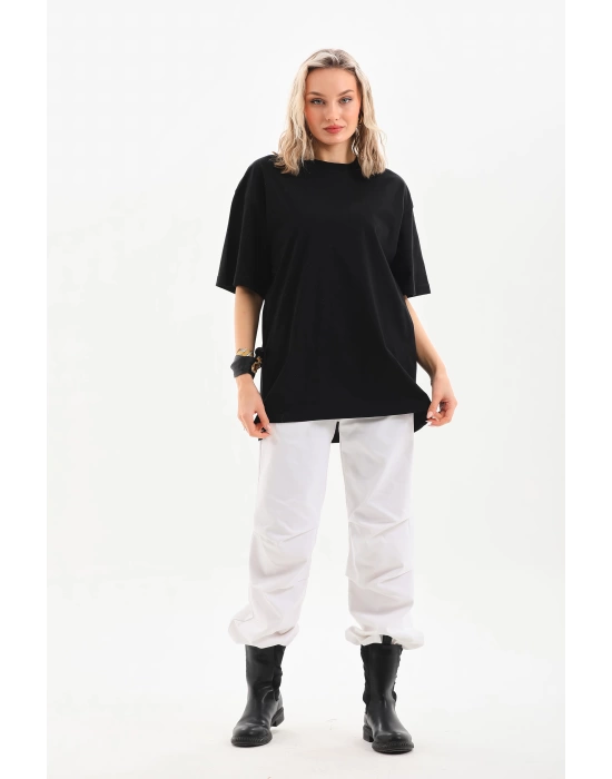 Sade Basic Oversize Tişört Kadın