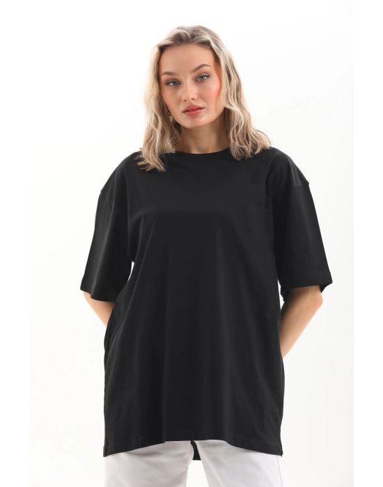 Sade Basic Oversize Tişört Kadın