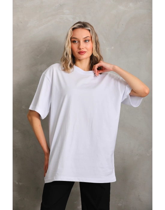 Sade Basic Oversize Tişört Kadın