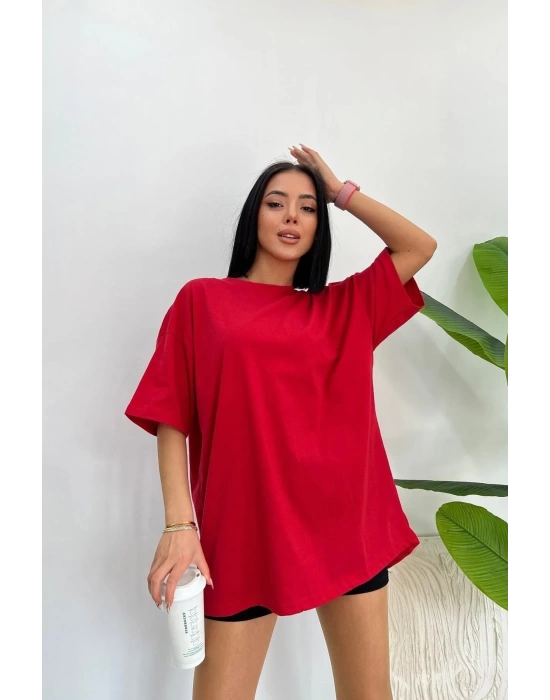 Sade Basic Oversize Tişört Kadın