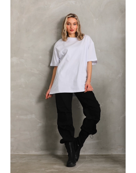 Sade Basic Oversize Tişört Kadın