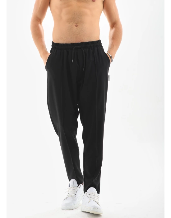 Toptan Jogger Pantolon - Önü Pileli ve Düz Reşme Paça