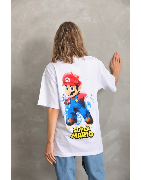 Toptan Oversize Tişört - Süper Mario