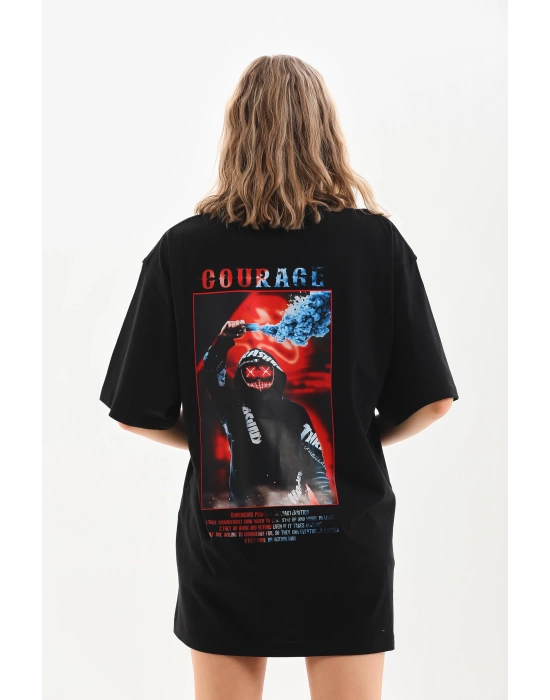 Toptan Oversize Tişört - Courage