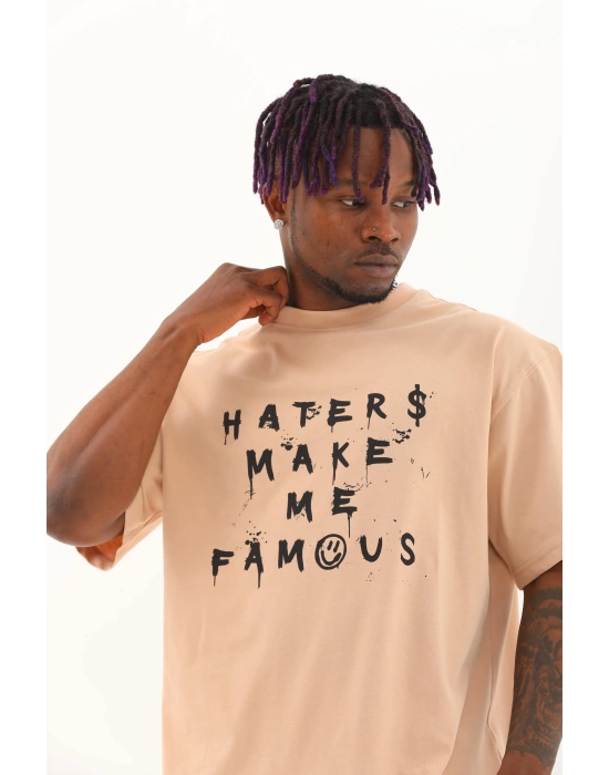 Toptan Oversize Tişört - Haters make me Famous