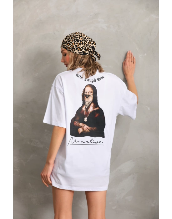 Toptan Oversize Tişört - Monalisa