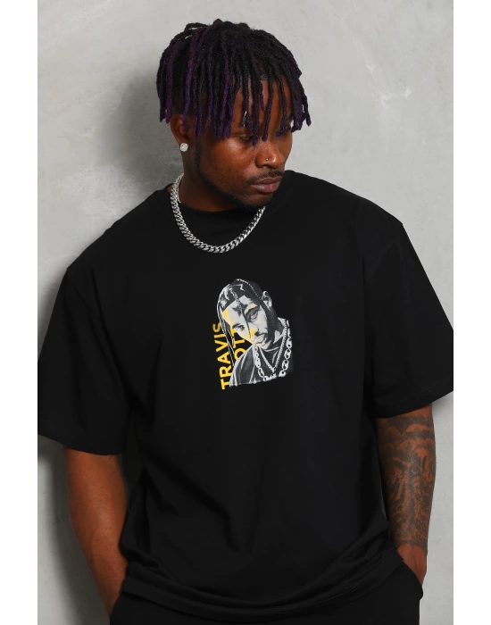 Toptan Oversize Tişört - Travis Scott