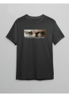 10 Kasım Unisex Atatürk Baskılı T-shirt - Siyah