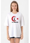 19 Mayıs Baskılı T-shirt - Beyaz